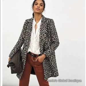 NWT ANTHROPOLOGIE Gianna Longline Blazer Ret $179